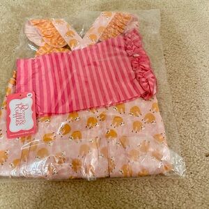 RicRac & Ruffle short set 4t